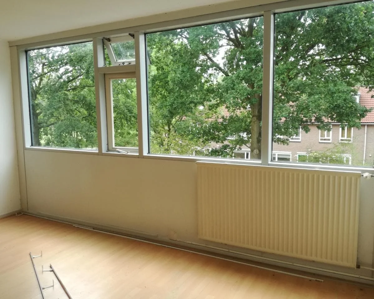 geblurde versie van de foto als achtergrond