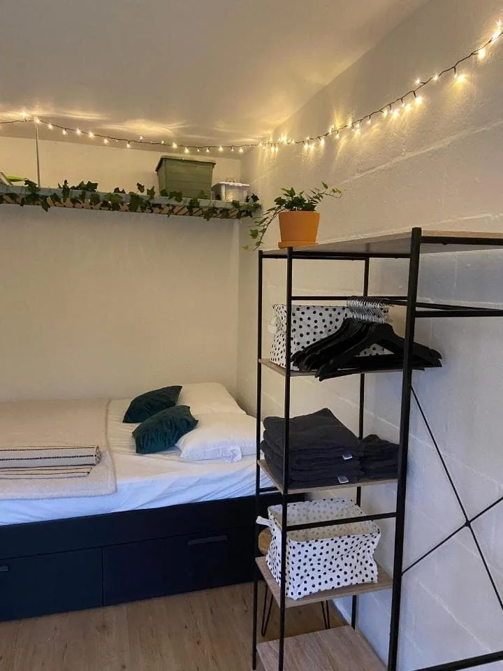 geblurde versie van de foto als achtergrond