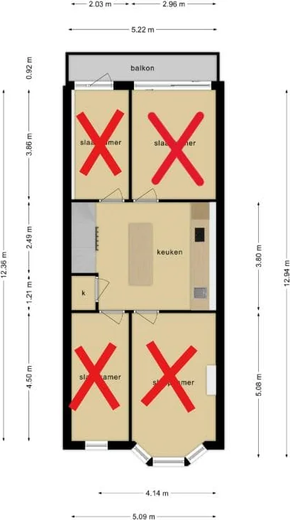 Foto van de Kamer gelegen aan de Beijerlandselaan in Rotterdam
