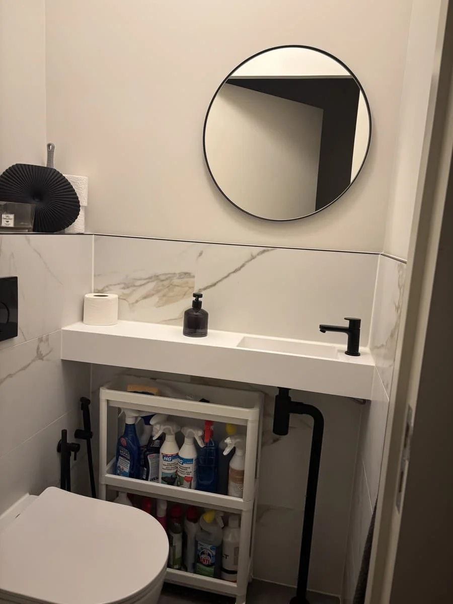 geblurde versie van de foto als achtergrond