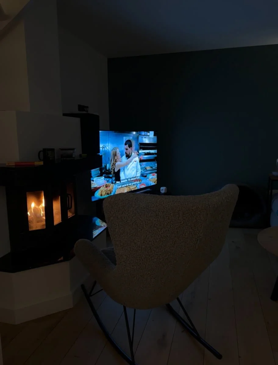 geblurde versie van de foto als achtergrond