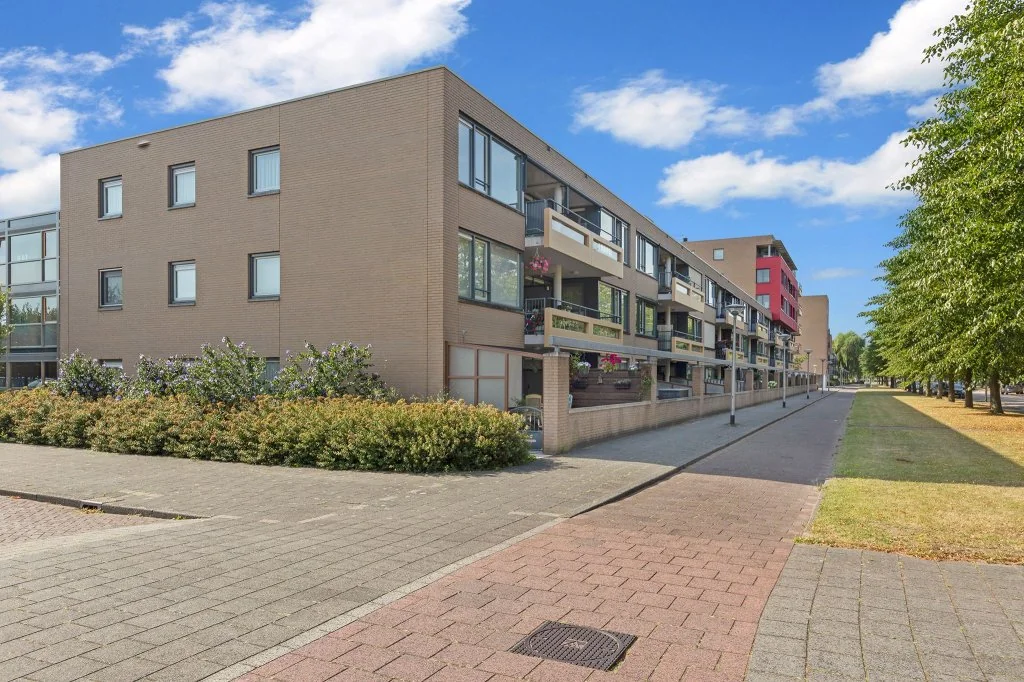 geblurde versie van de foto als achtergrond