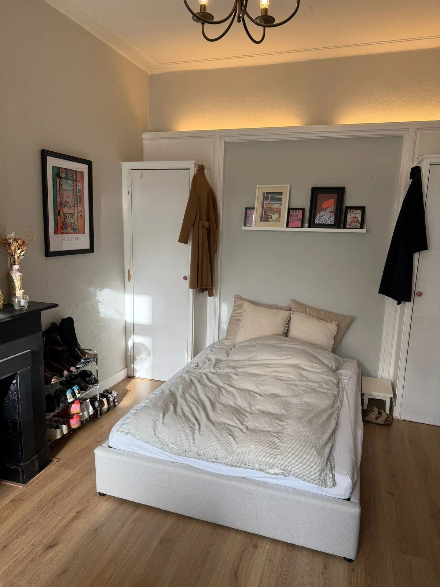 geblurde versie van de foto als achtergrond