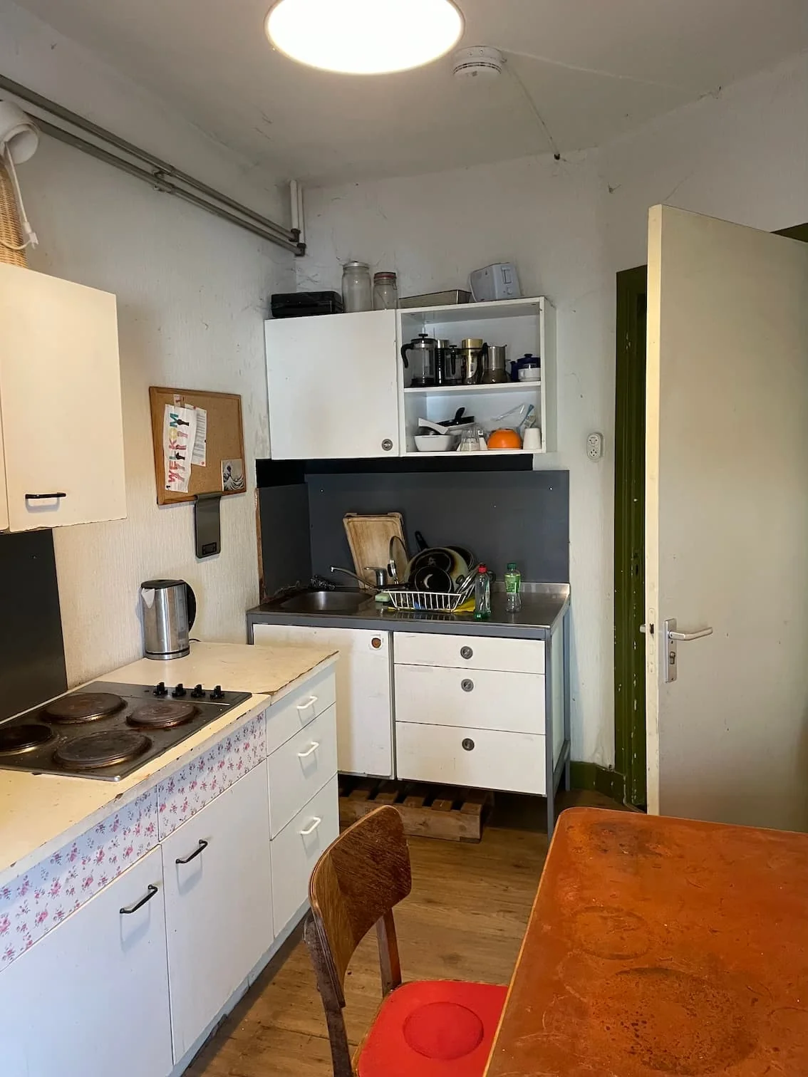 geblurde versie van de foto als achtergrond