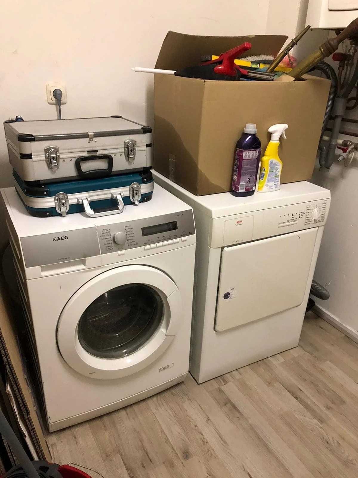 geblurde versie van de foto als achtergrond