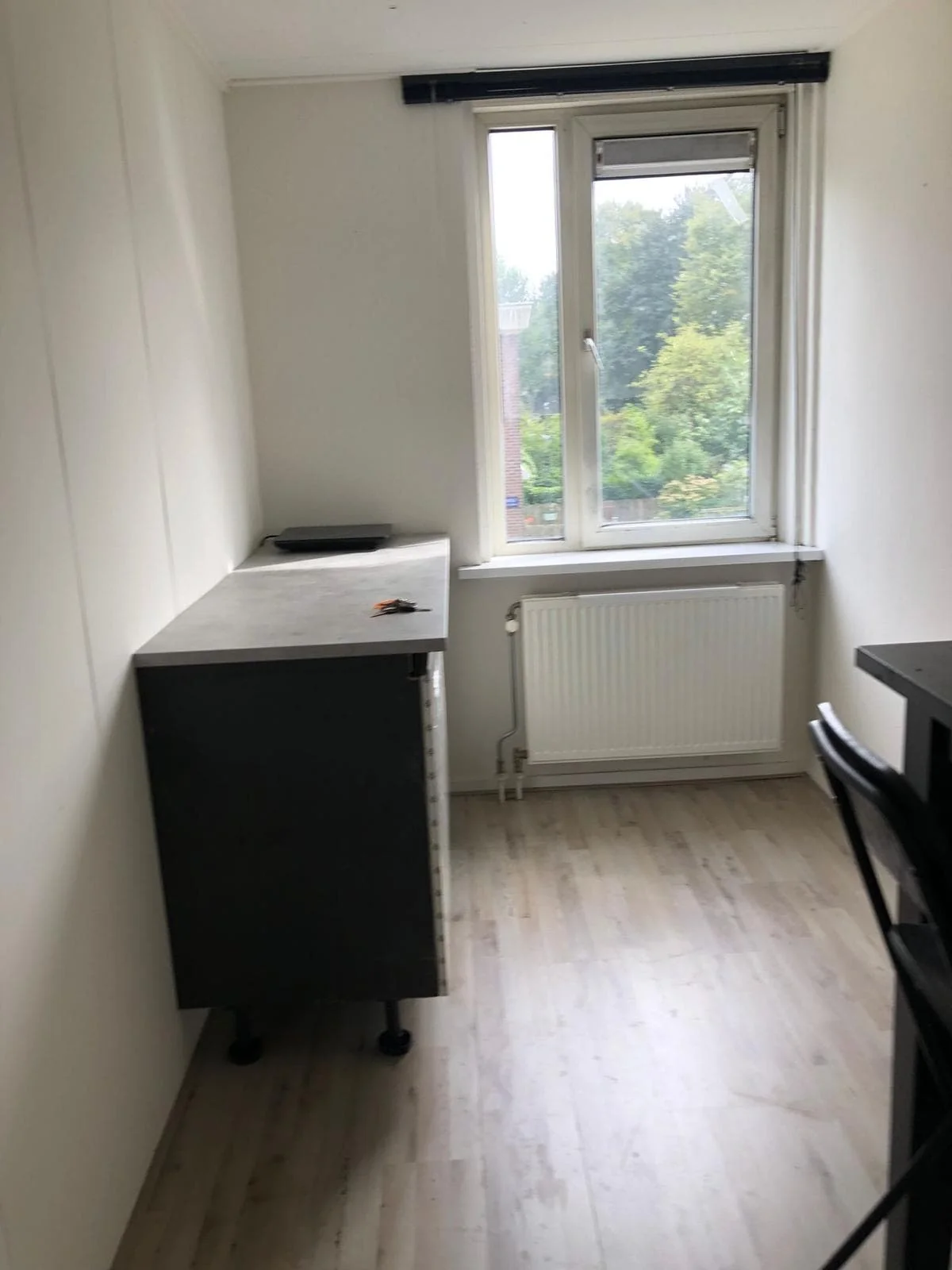 geblurde versie van de foto als achtergrond