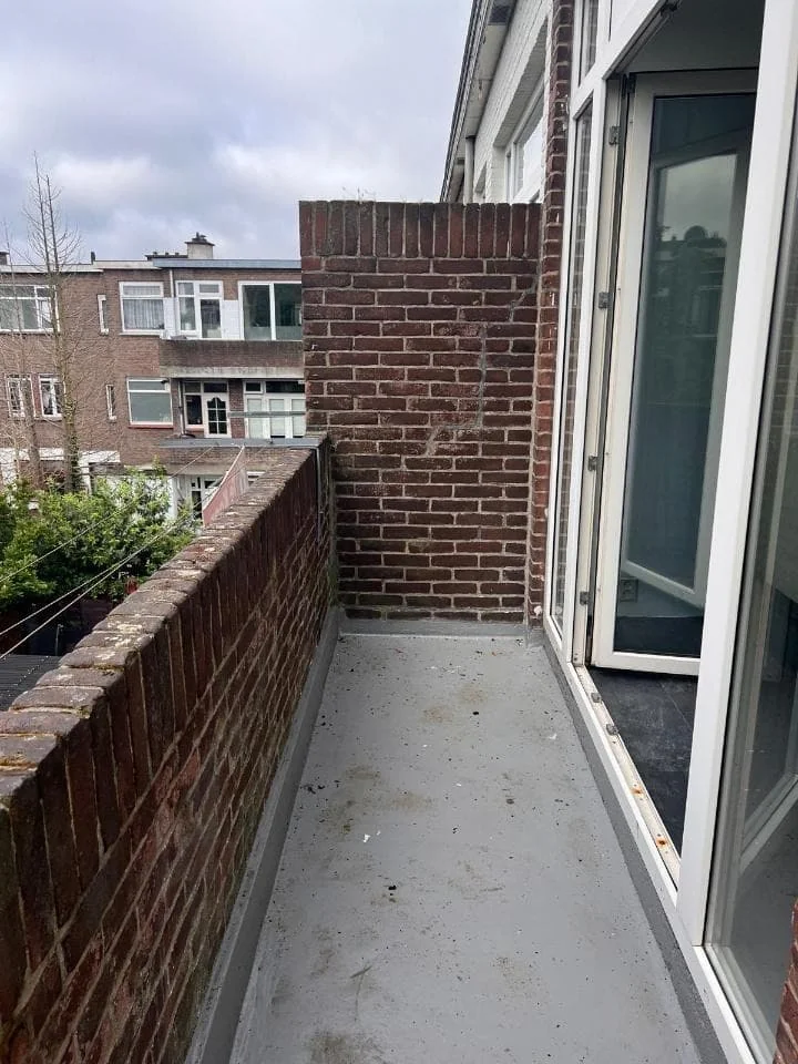 geblurde versie van de foto als achtergrond