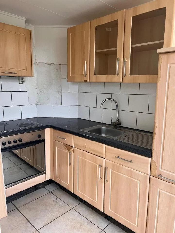 geblurde versie van de foto als achtergrond