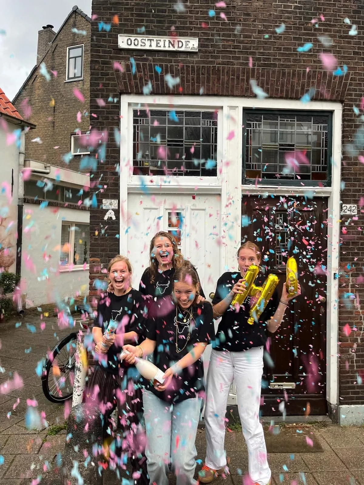 geblurde versie van de foto als achtergrond