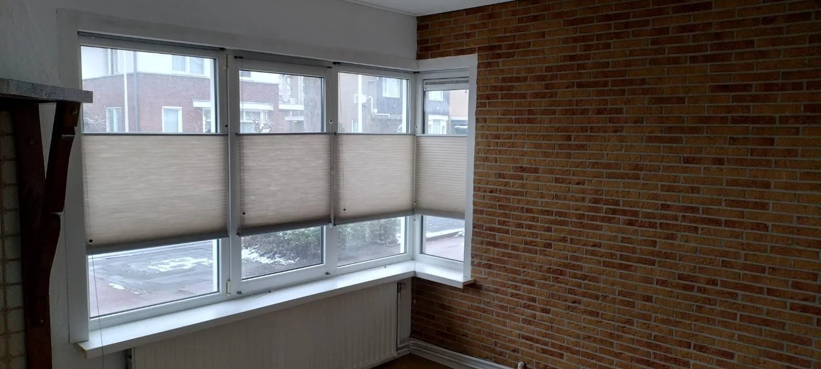 geblurde versie van de foto als achtergrond