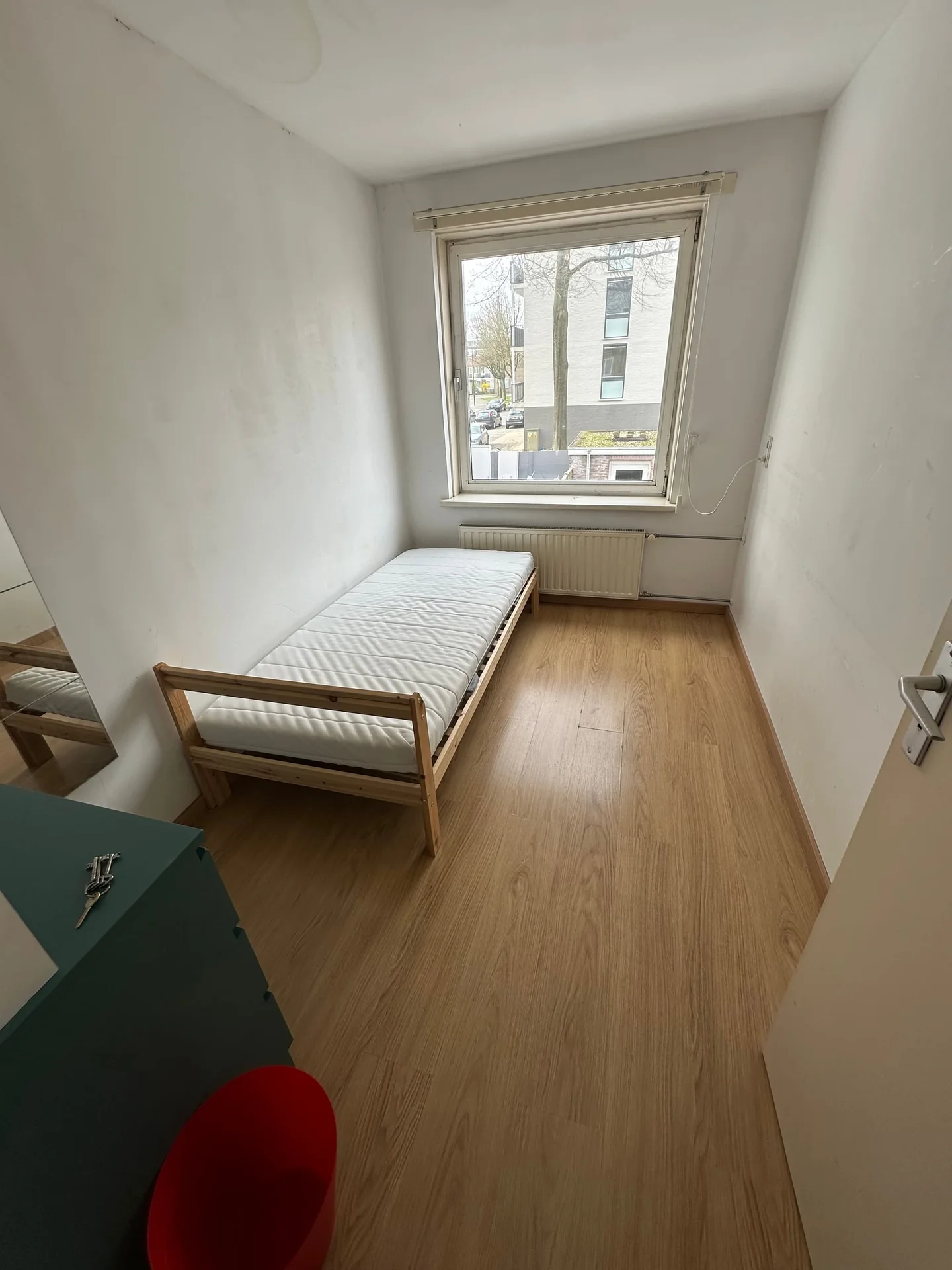 geblurde versie van de foto als achtergrond