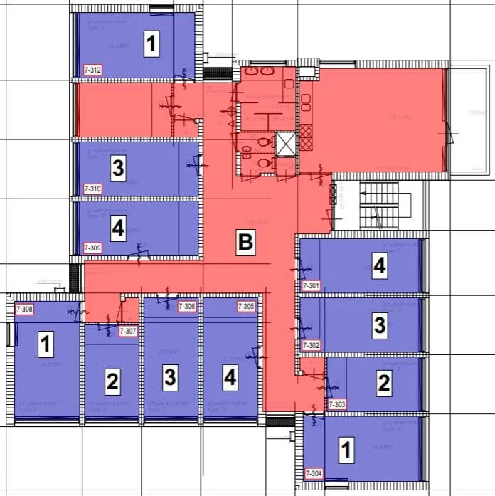 Foto van de Kamer gelegen aan de Calslaan in Enschede