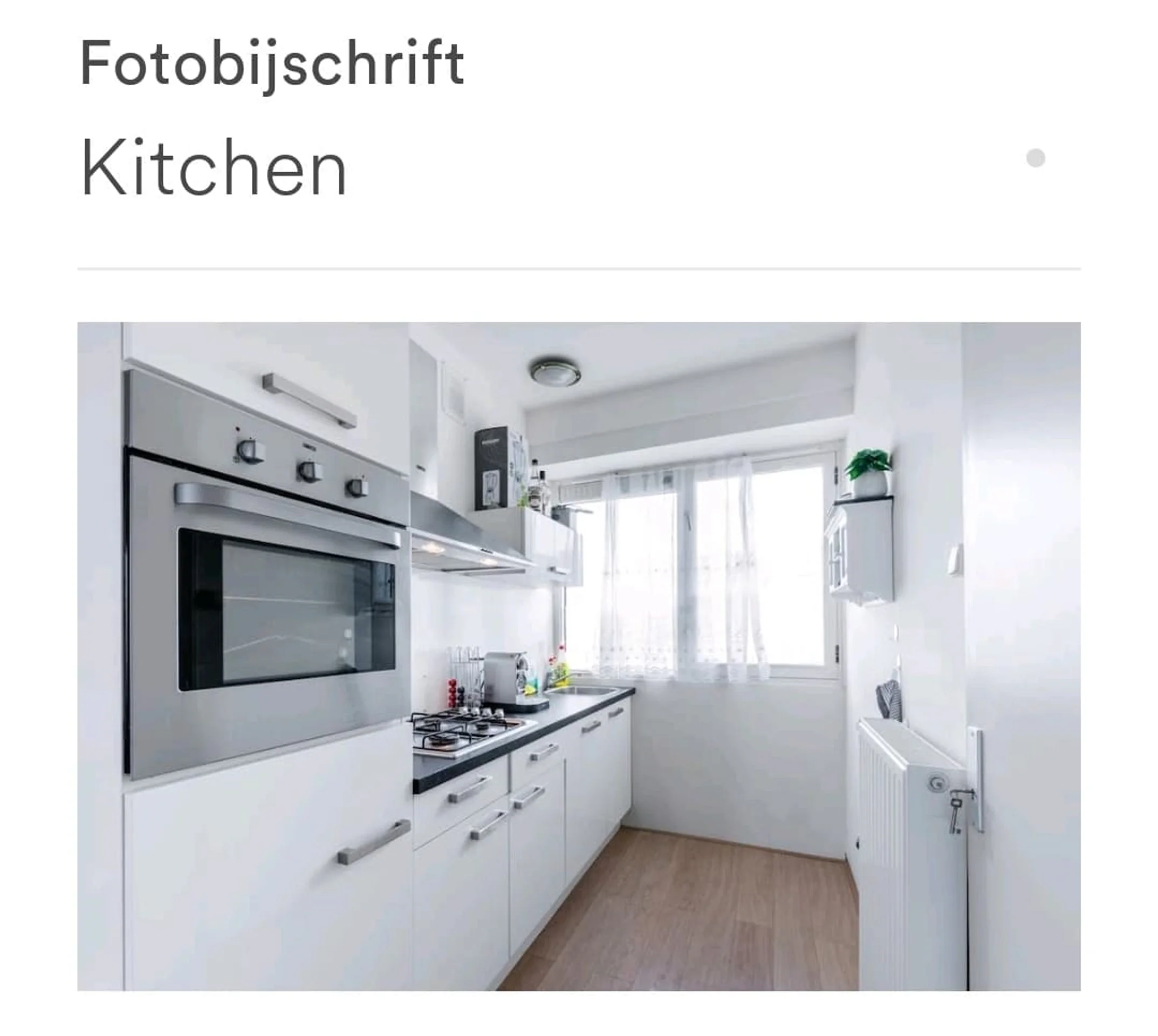 geblurde versie van de foto als achtergrond