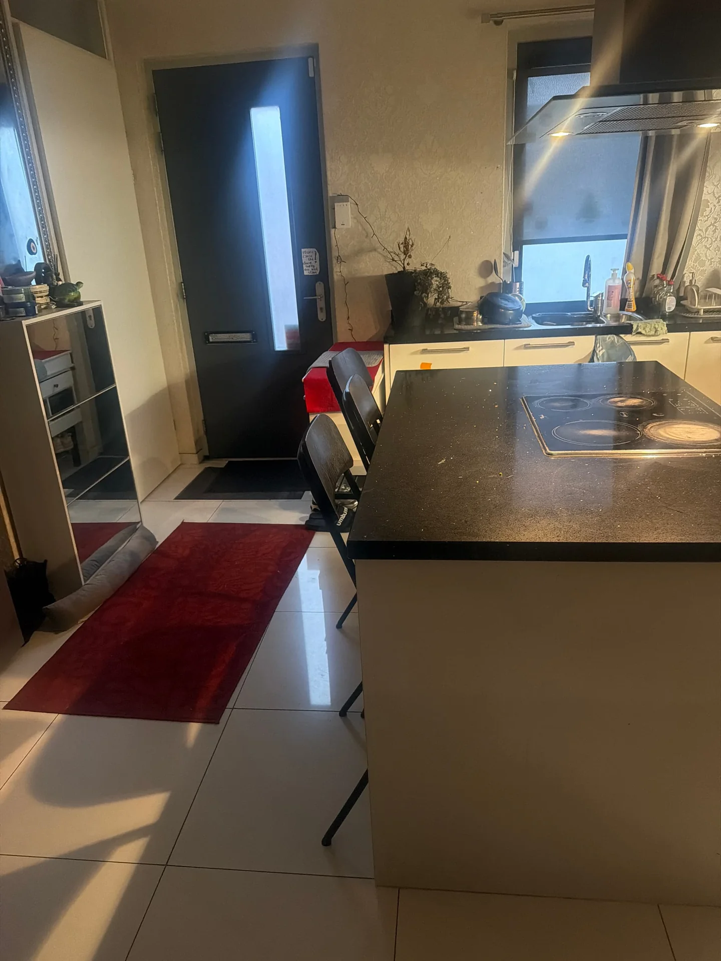 geblurde versie van de foto als achtergrond