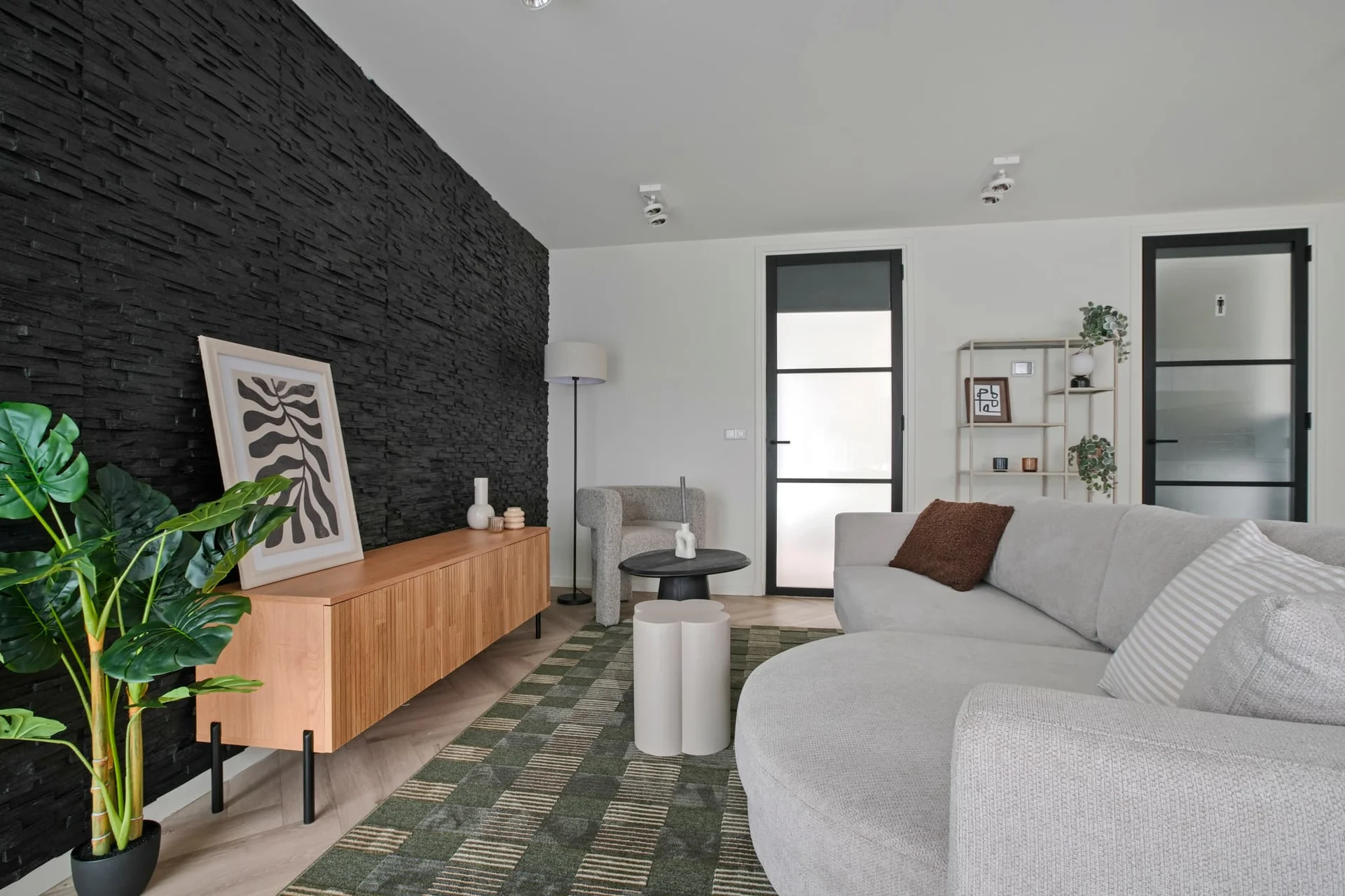 geblurde versie van de foto als achtergrond