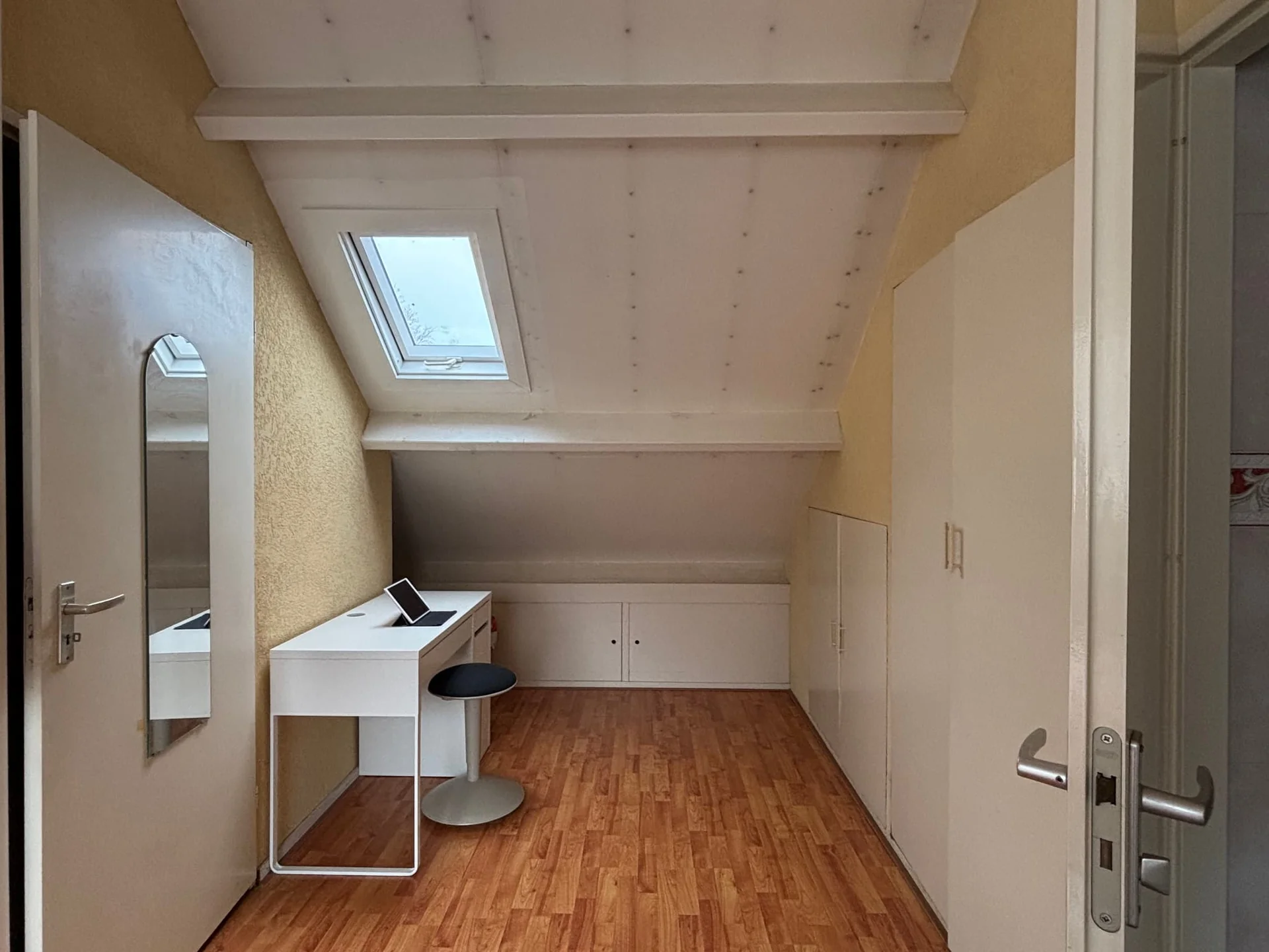 geblurde versie van de foto als achtergrond