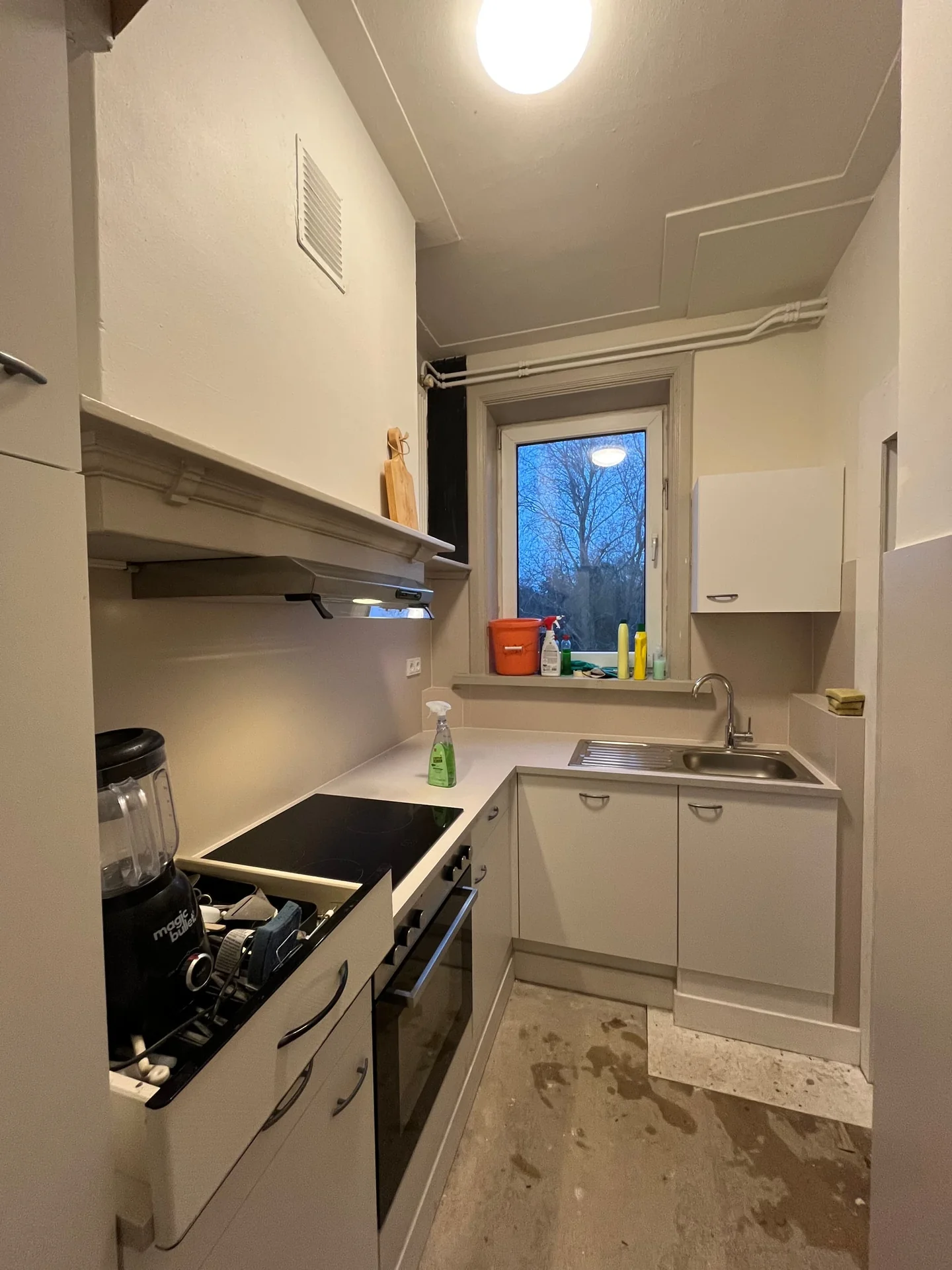 geblurde versie van de foto als achtergrond