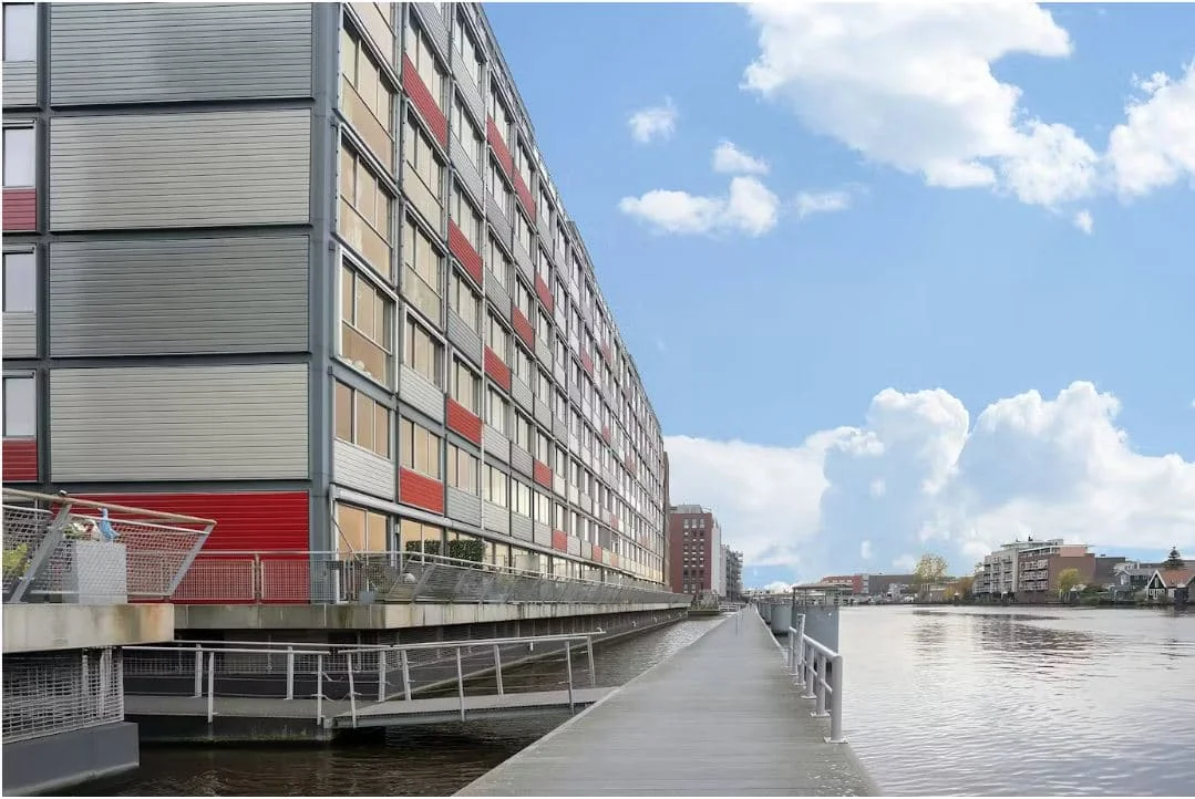 geblurde versie van de foto als achtergrond