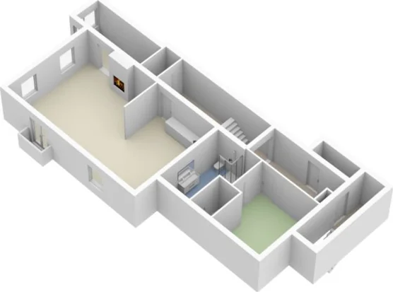 geblurde versie van de foto als achtergrond