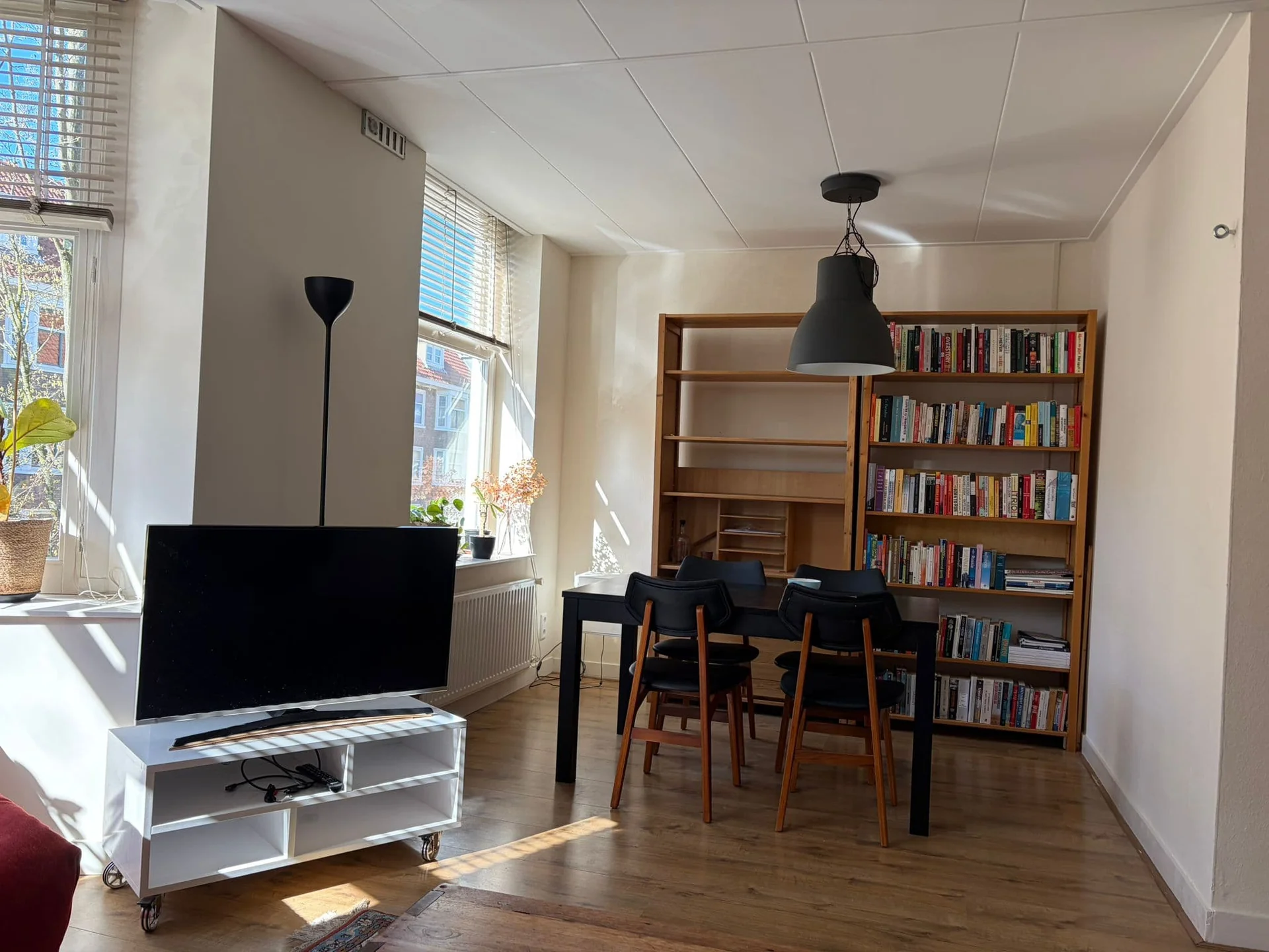 geblurde versie van de foto als achtergrond