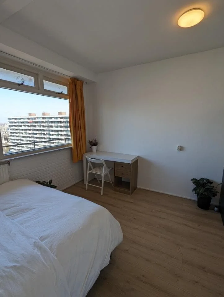 geblurde versie van de foto als achtergrond