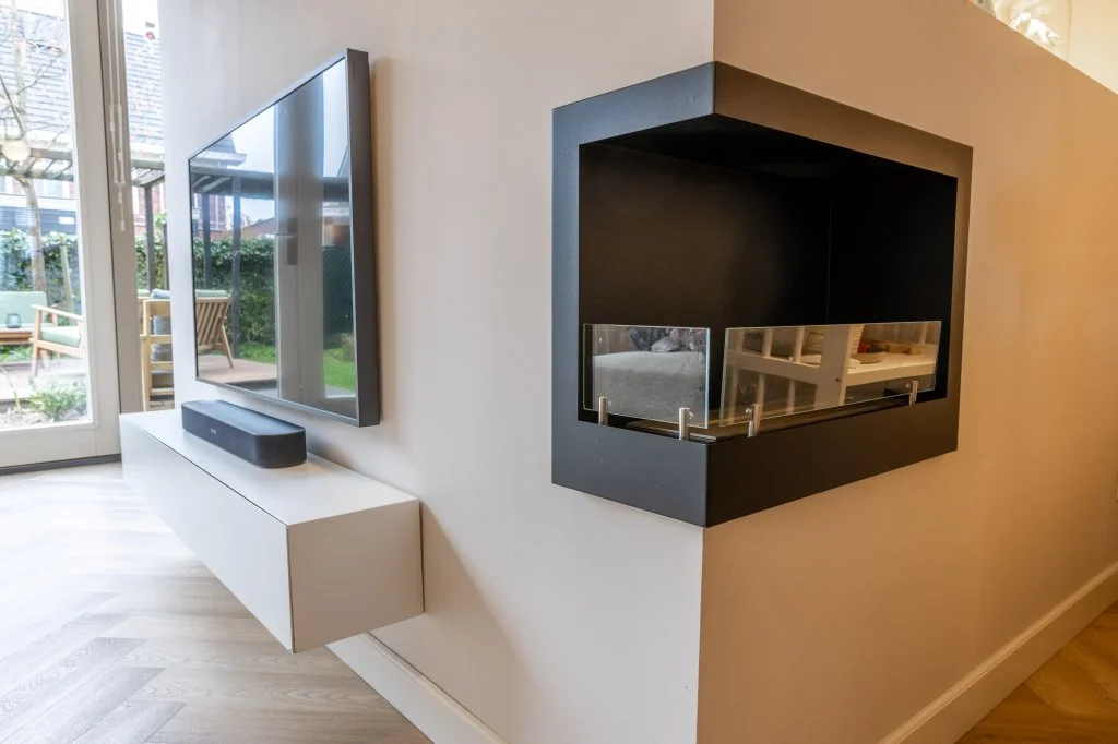 geblurde versie van de foto als achtergrond