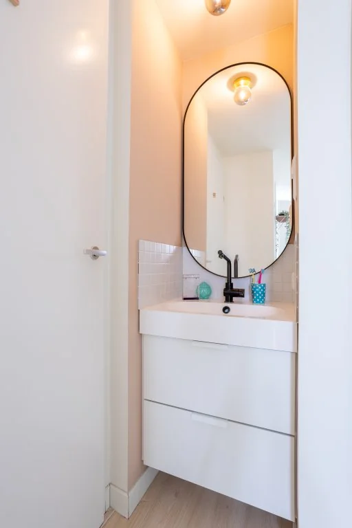 geblurde versie van de foto als achtergrond