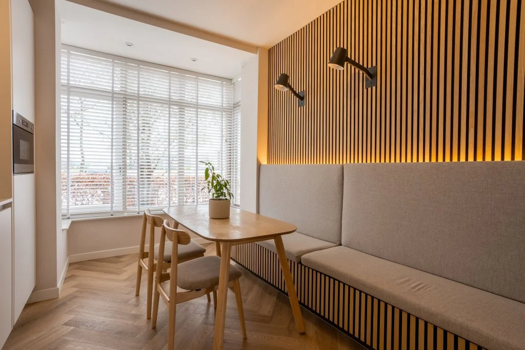 geblurde versie van de foto als achtergrond