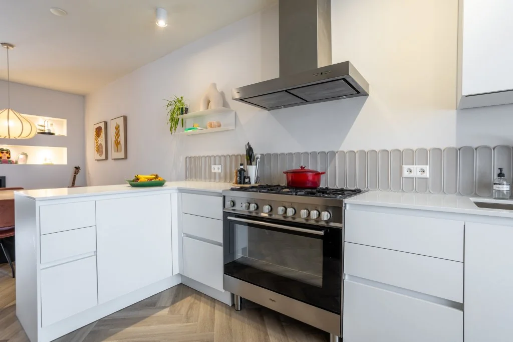 geblurde versie van de foto als achtergrond