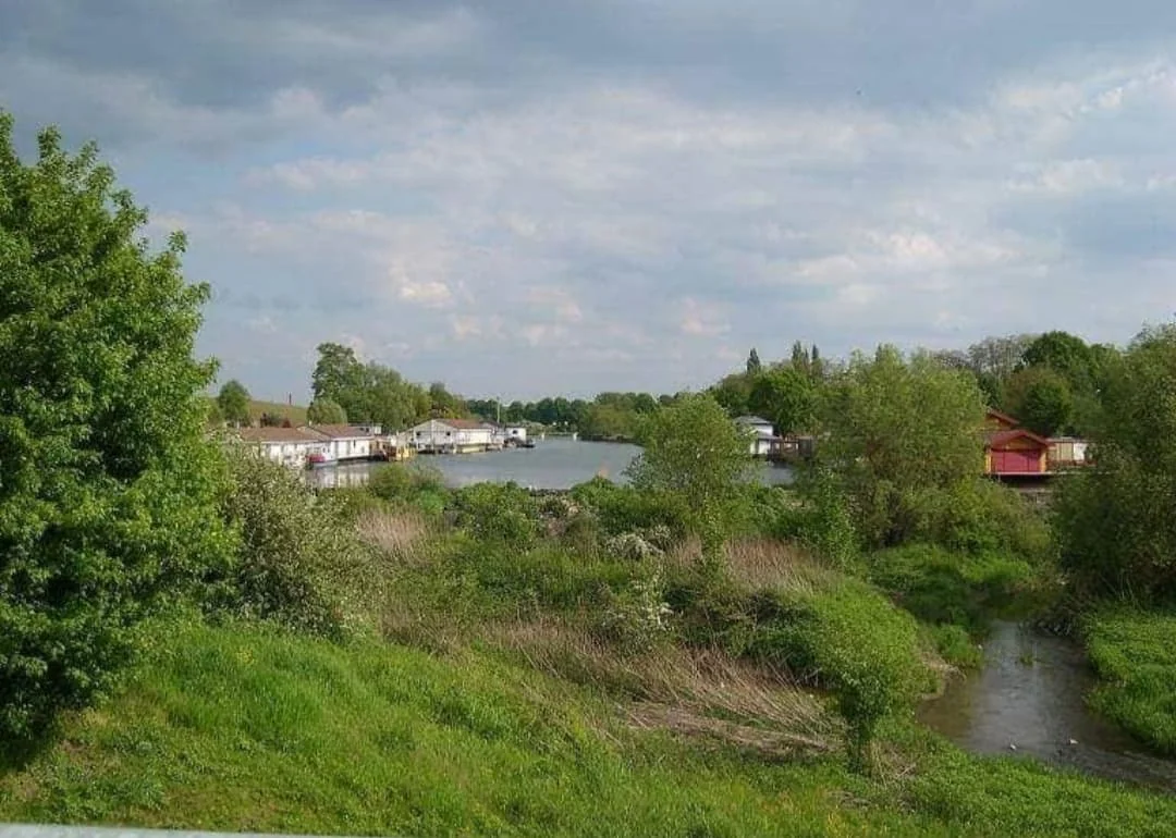 geblurde versie van de foto als achtergrond