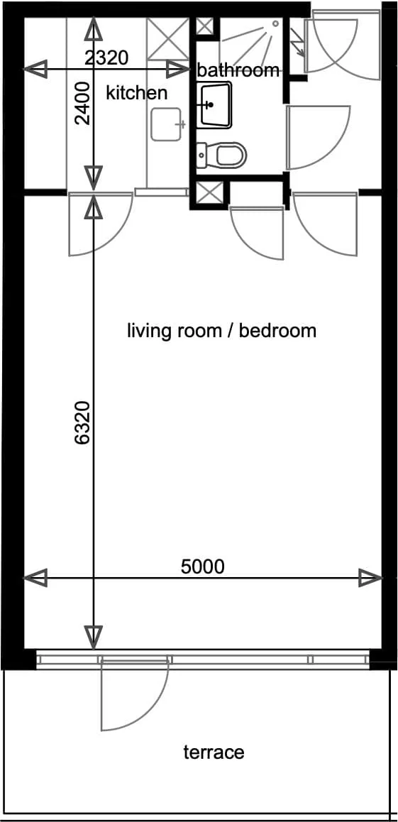 Foto van de Kamer gelegen aan de Smaragdlaan in Leiden