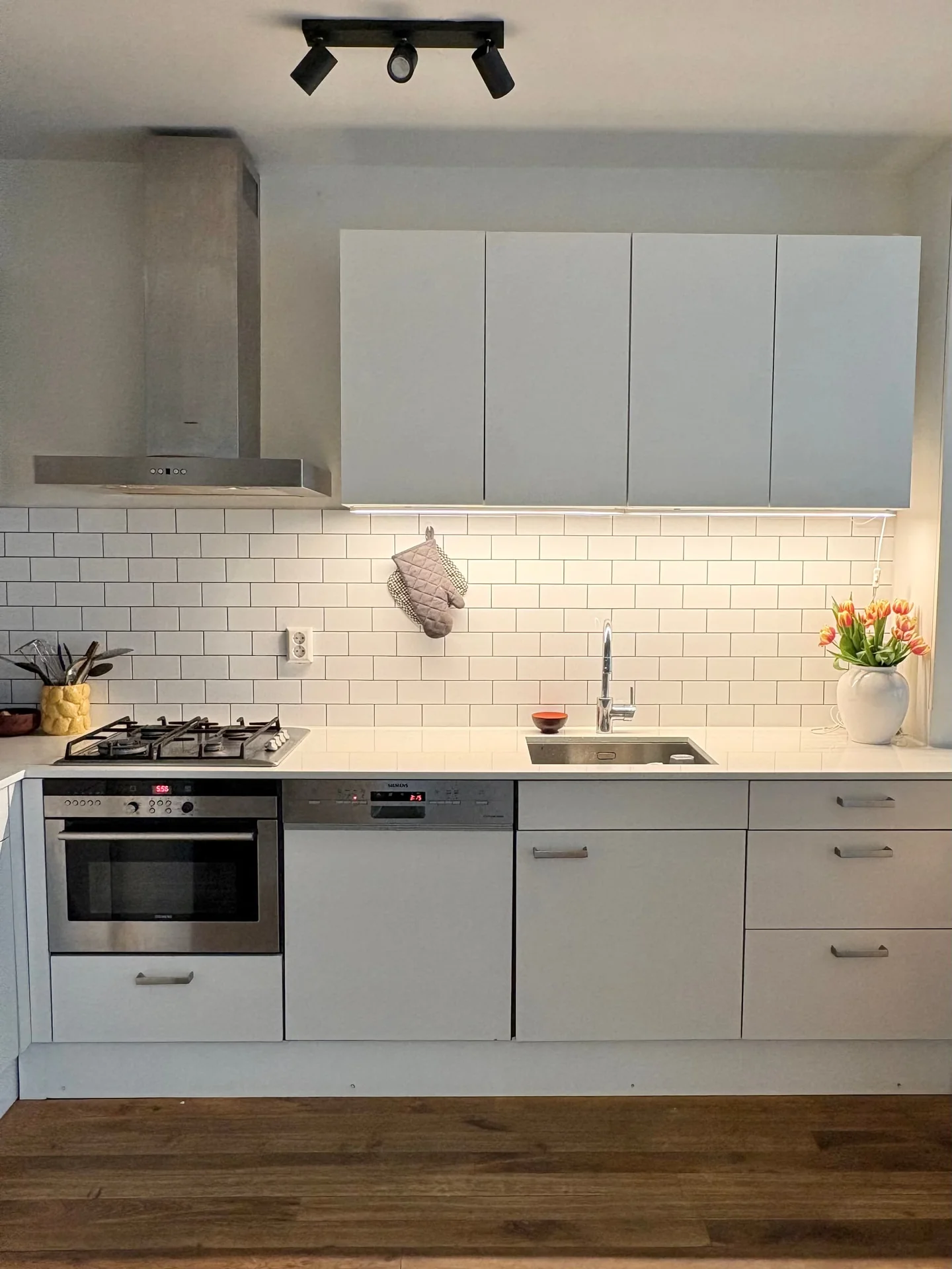 geblurde versie van de foto als achtergrond