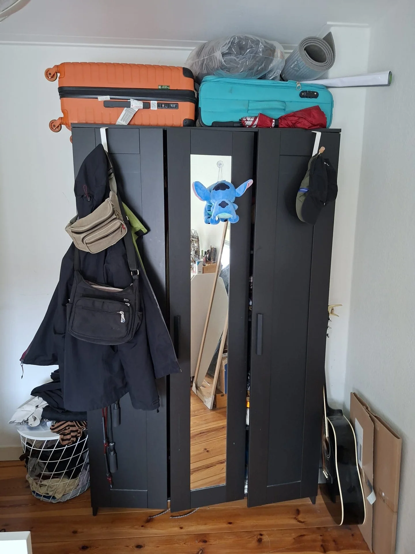 geblurde versie van de foto als achtergrond