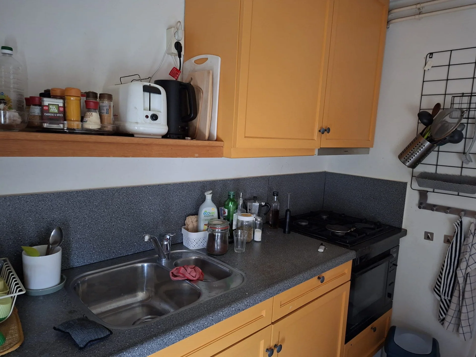 geblurde versie van de foto als achtergrond