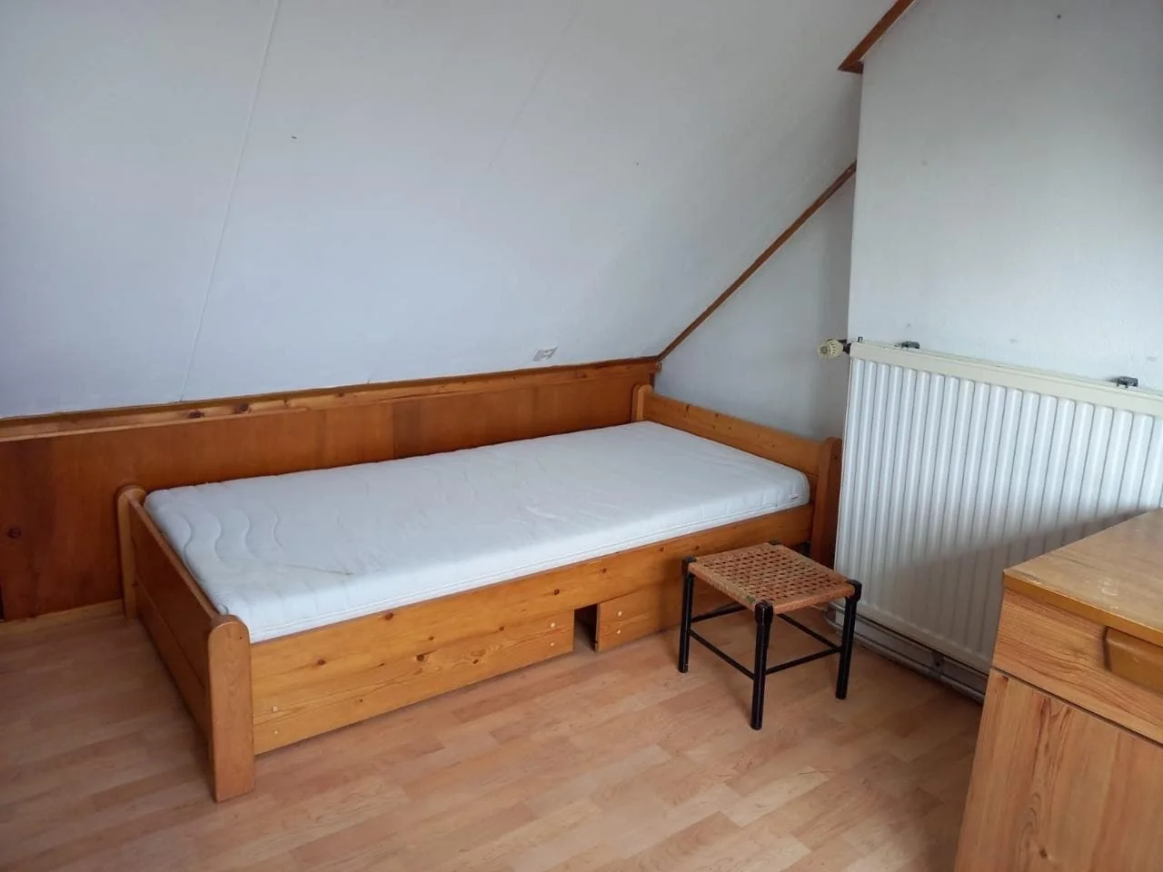 Foto van de Kamer gelegen aan de Nieuwe Kanaal in Wageningen