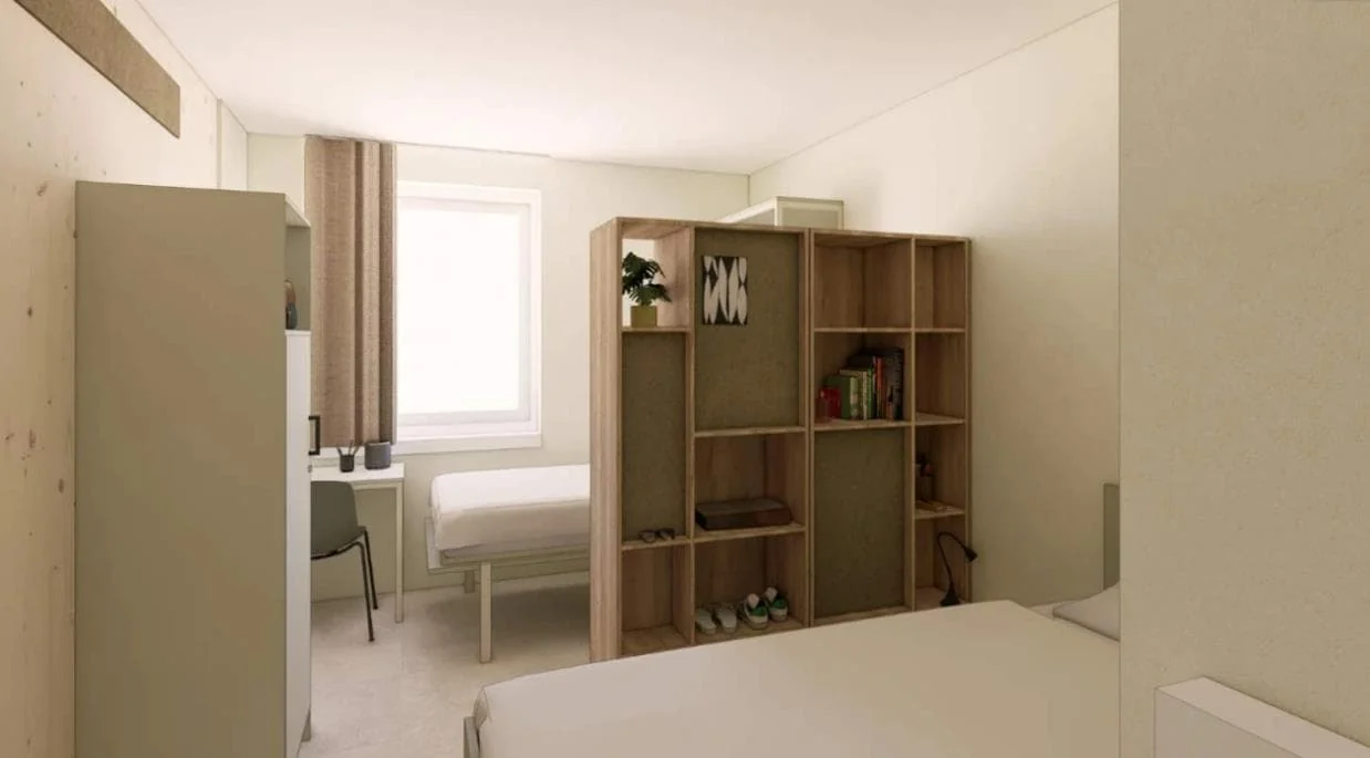 geblurde versie van de foto als achtergrond