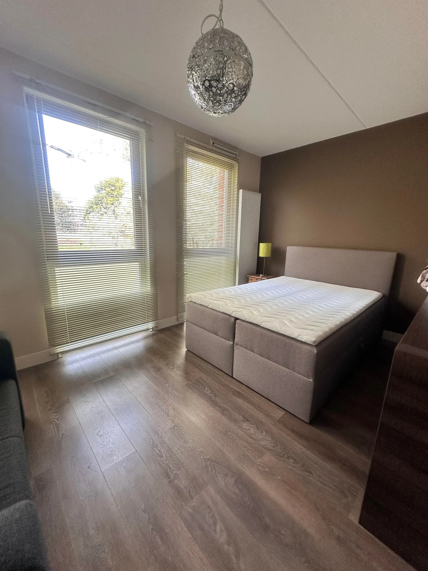 geblurde versie van de foto als achtergrond