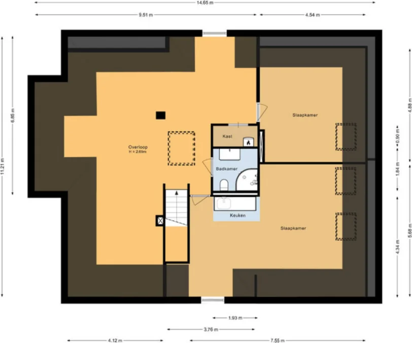 Foto van de Appartement gelegen aan de Bavelse Leij in Bavel