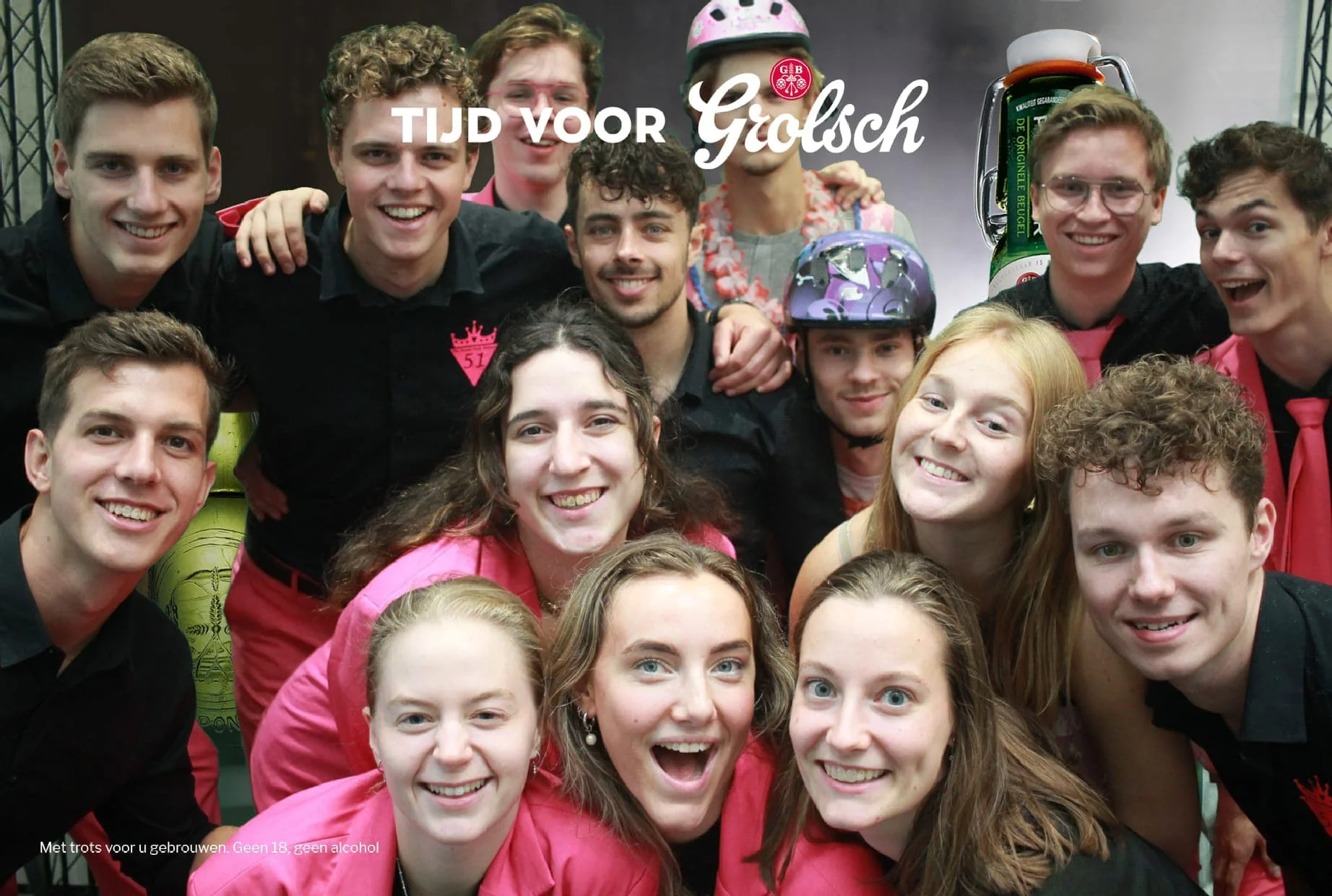 geblurde versie van de foto als achtergrond