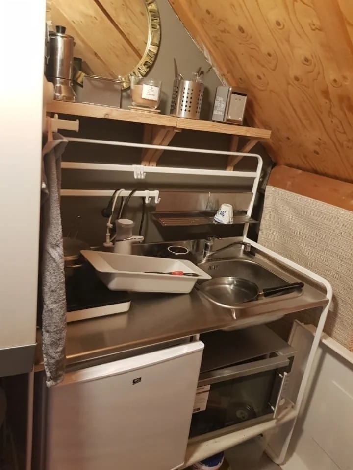 geblurde versie van de foto als achtergrond