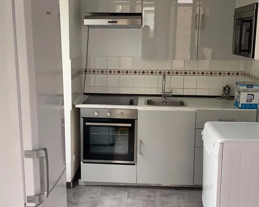 geblurde versie van de foto als achtergrond