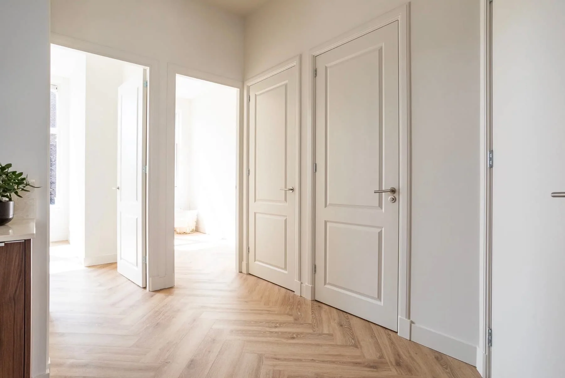 geblurde versie van de foto als achtergrond