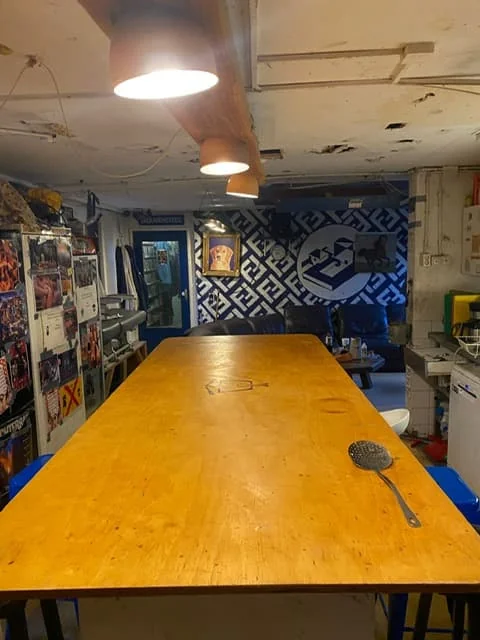 geblurde versie van de foto als achtergrond