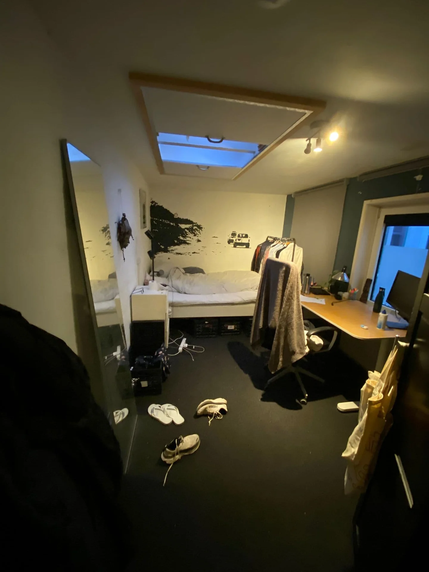 geblurde versie van de foto als achtergrond