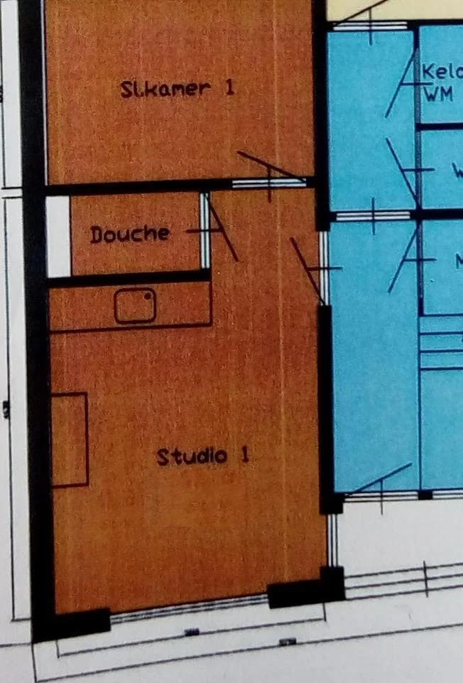 Foto van de Kamer gelegen aan de Boterdiep in Groningen