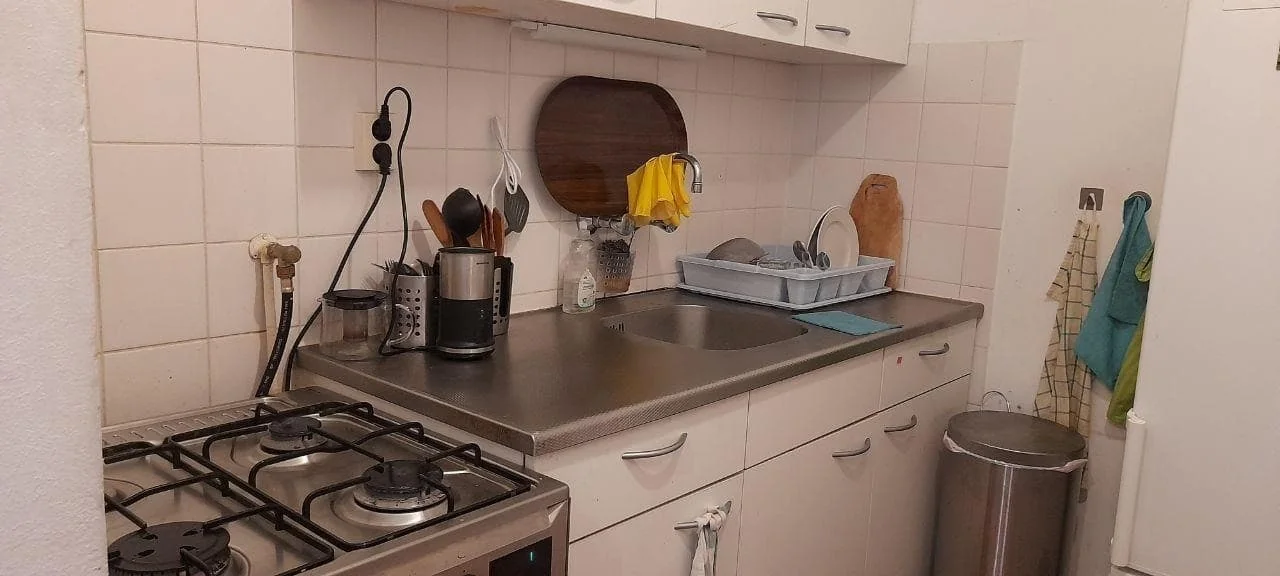 geblurde versie van de foto als achtergrond