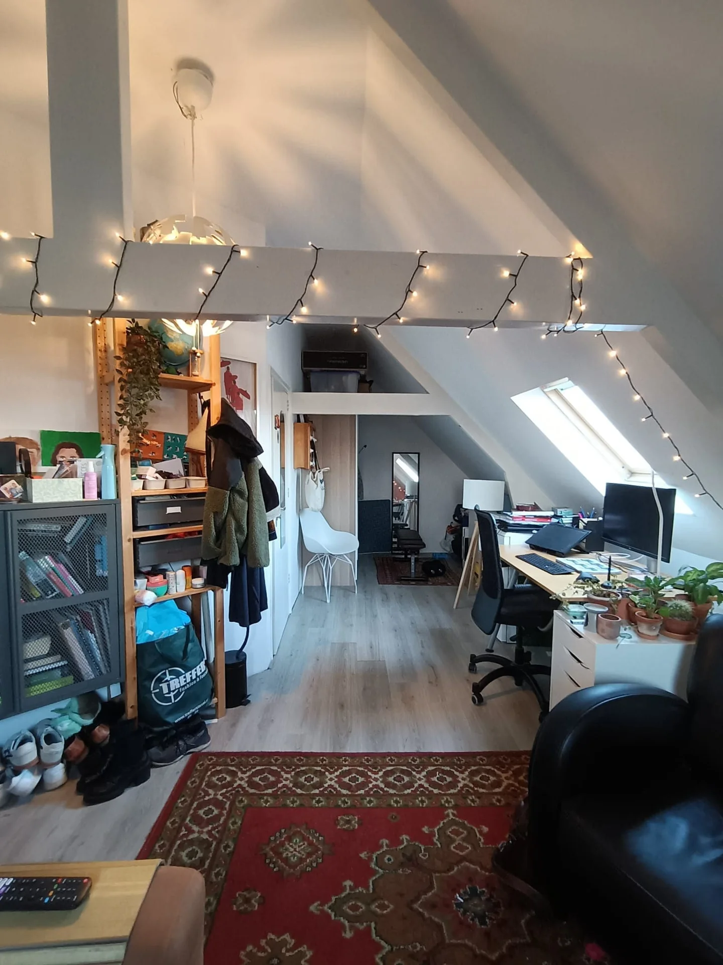 geblurde versie van de foto als achtergrond