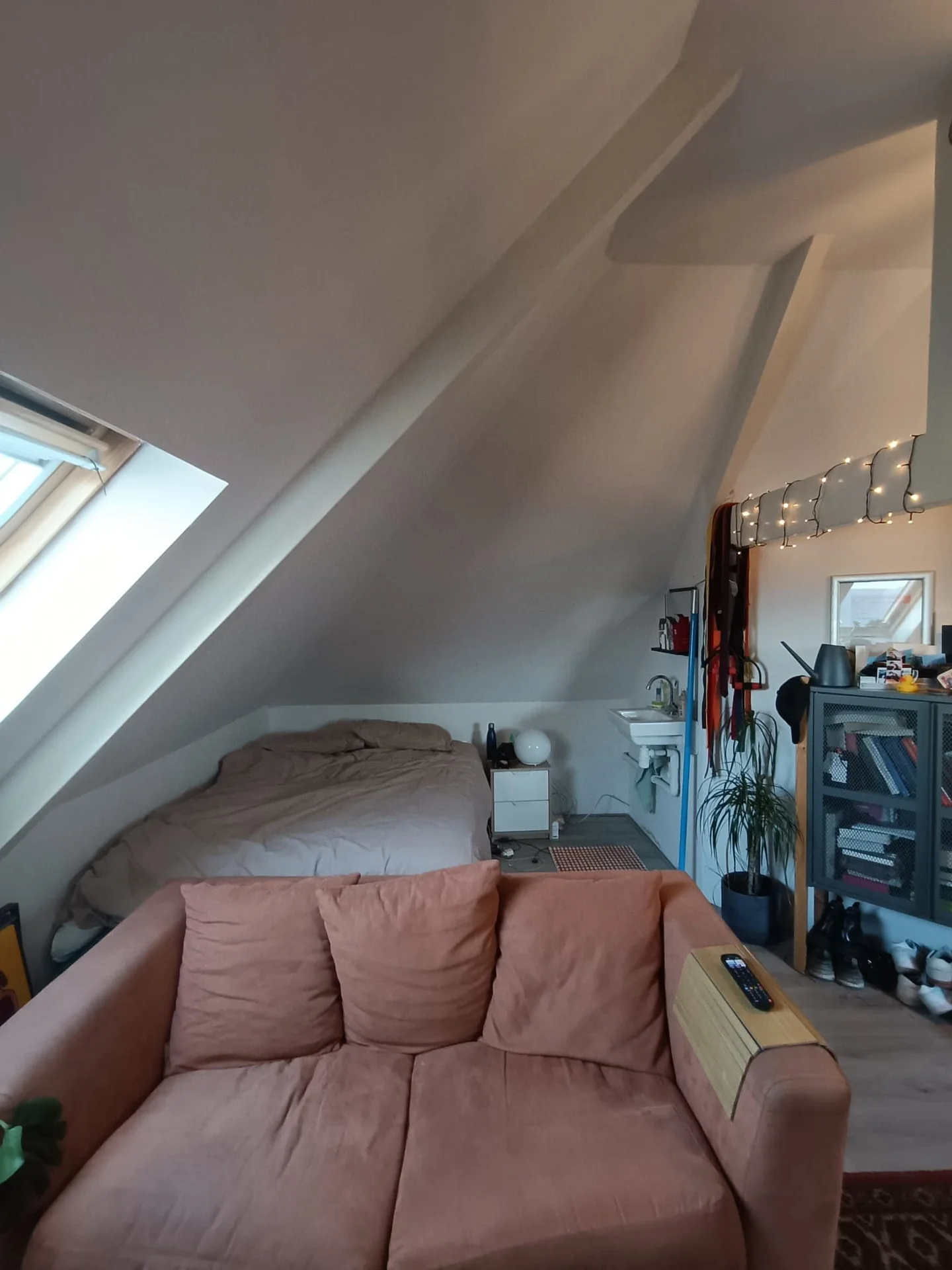 geblurde versie van de foto als achtergrond