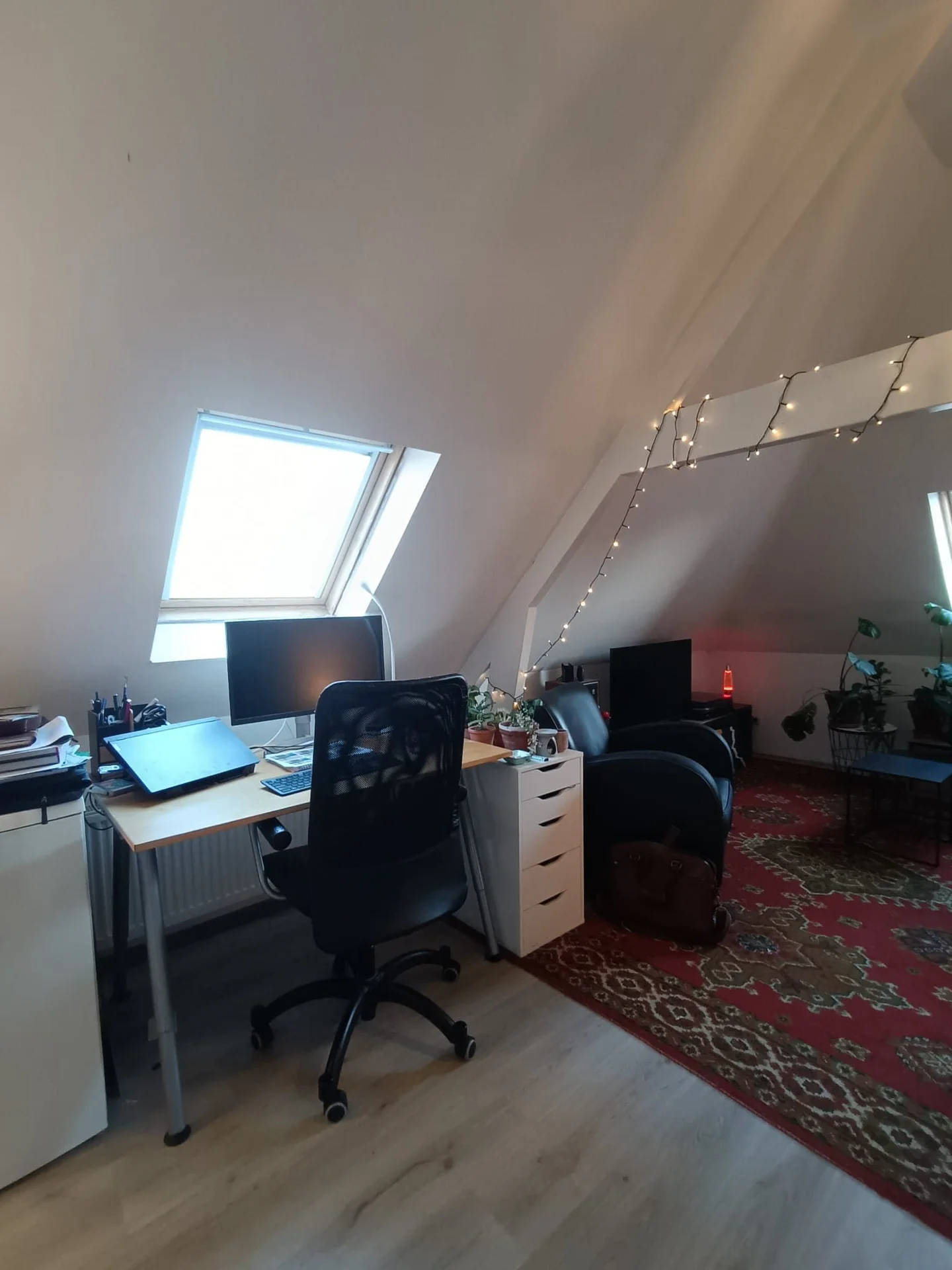 geblurde versie van de foto als achtergrond