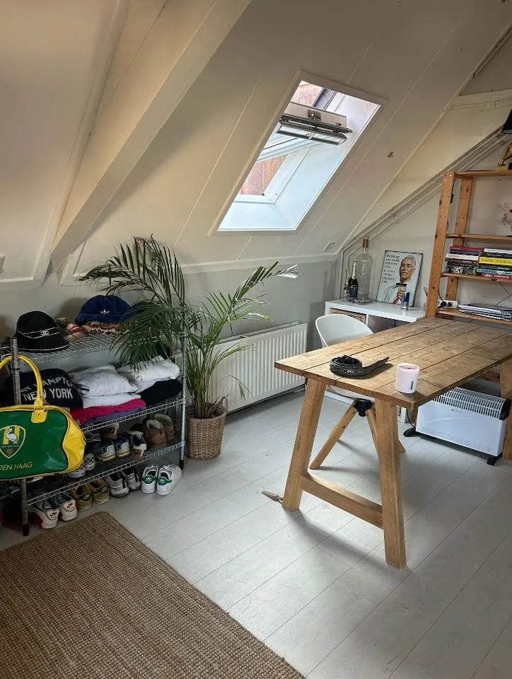 geblurde versie van de foto als achtergrond